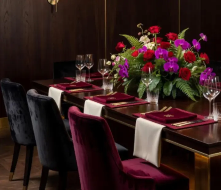 Luksusowa aranżacja stołów na prywatne wydarzenie w restauracji Nocastrella